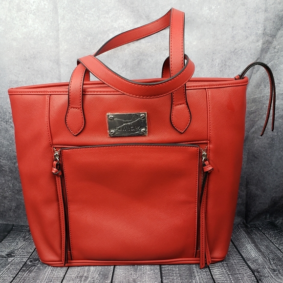 NEW JM New York, Tablet pocket, many pockets inside Red not bright - Picture 1 of 10